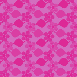 Dotty Pink Flowers