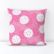 Dotty White and Light Pink Dots 
