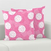 Dotty White and Light Pink Dots 