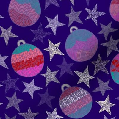 Totes Amaze-Baubles (Deep purple background)