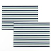 Stripes // Navy/Grey/Mint/White - Northern Lights Collection