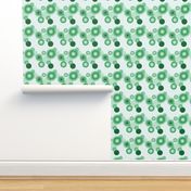 Sparkling Circles - 8in (green)