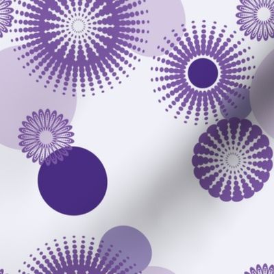 Sparkling Circles - 8in (purple)