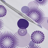 Sparkling Circles - 8in (purple)