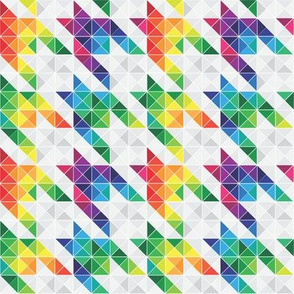 Rainbow Houndstooth