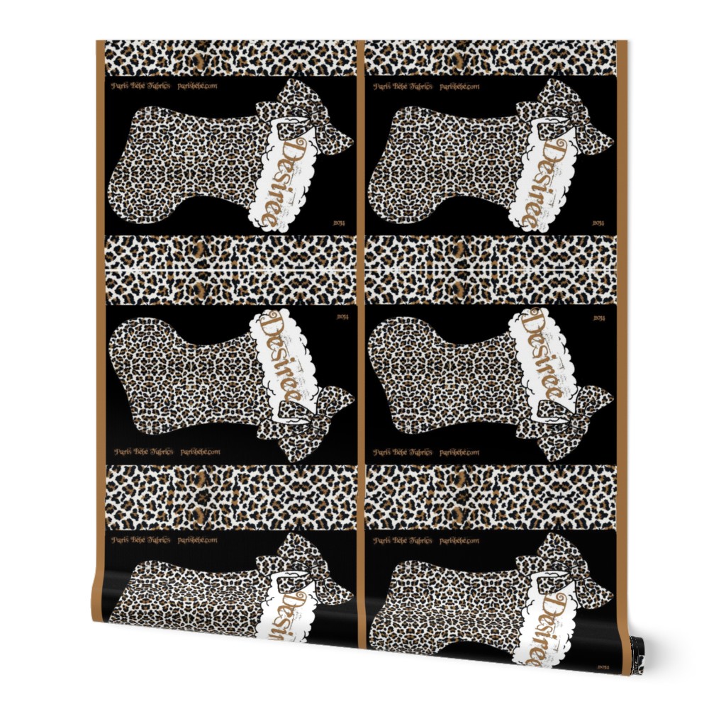 Snow Leopard Christmas bow stocking! BTFQ Custom NAME!