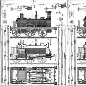 Train plate large