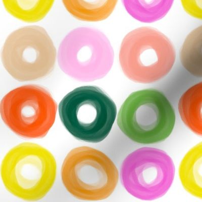 Sweet Treat Energy Rings brights on white