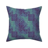 Inspired by India - Teal on Purple