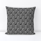 Art deco Shell Black & white