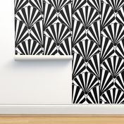 Art deco Shell Black & white