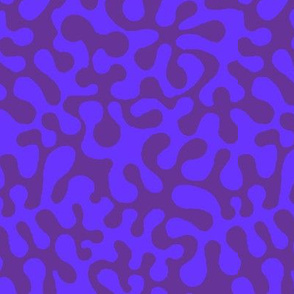 Abstract Funky 1960s Psychadelic  Purple abstract // bright colors // Matisse inspired by Magenta Rose Designs