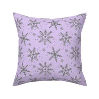 Snowflake Shimmer in Lilac