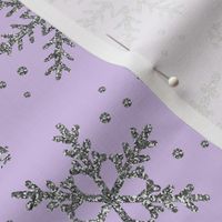 Snowflake Shimmer in Lilac