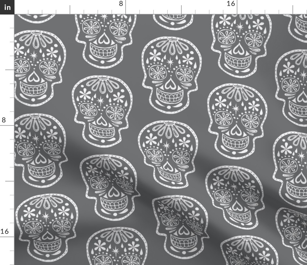 Sugar Skulls - Chalkboard