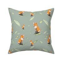 Foxes fabric