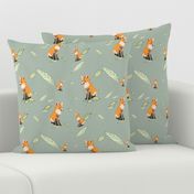 Foxes fabric