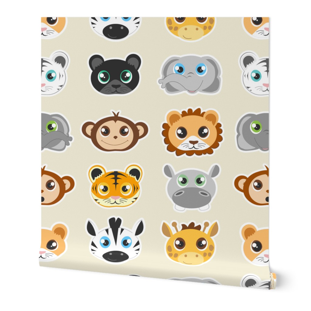 Cute Jungle Animals Pattern