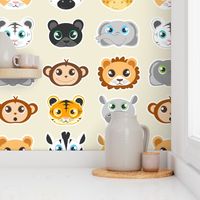 Cute Jungle Animals Pattern