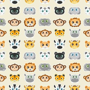 Cute Jungle Animals Pattern