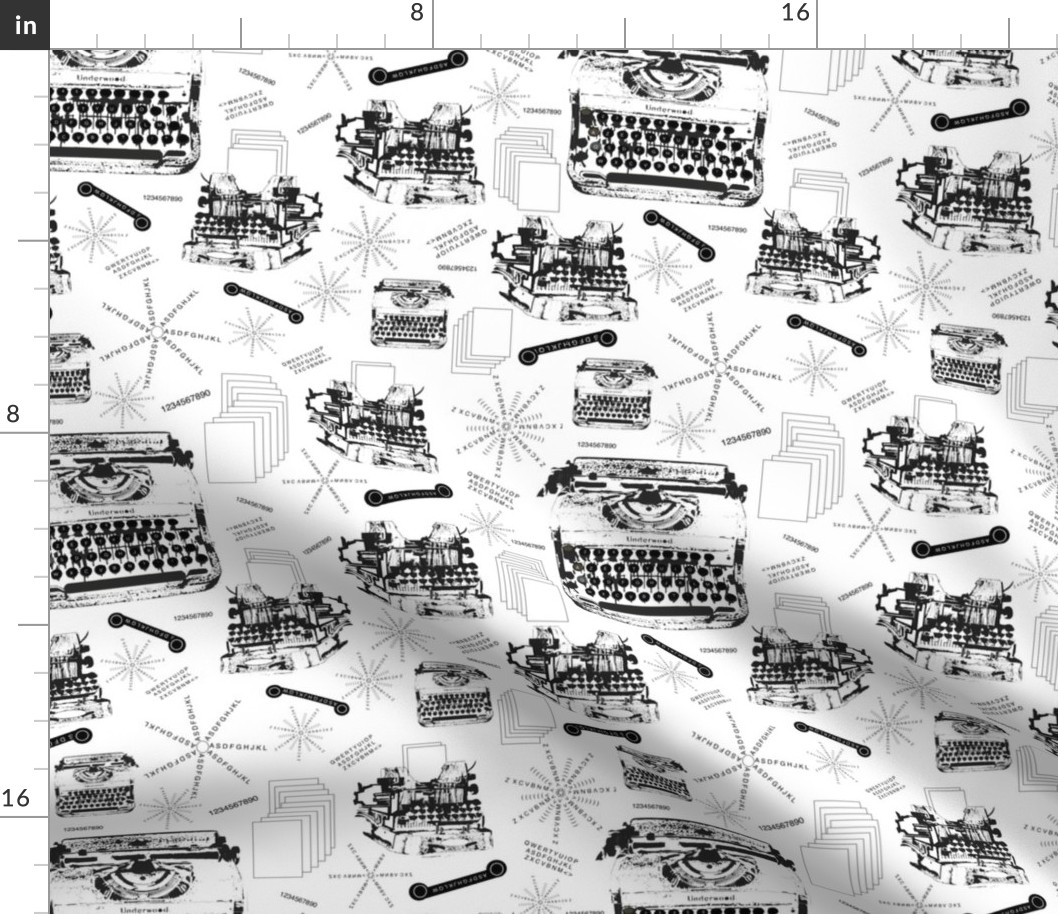 Typewriter, Ribbon & Paper-ed