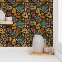 mexican sugar skulls EXTRA SMALL