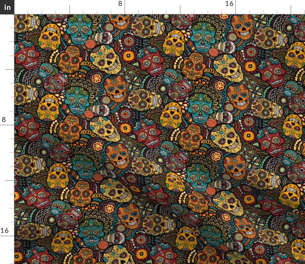 mexican sugar skulls EXTRA SMALL