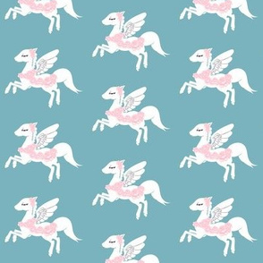 Flowery Pegasus Fabric
