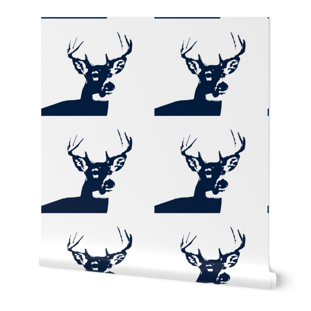 Navy Buck // Pillow Cover