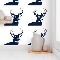 Navy Buck // Pillow Cover