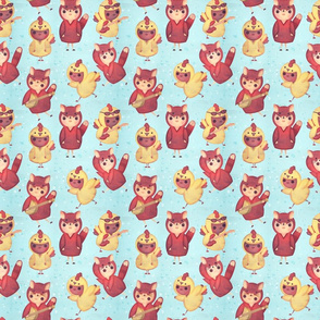 foxandchickenscatterpattern