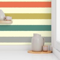 baby ikat stripe cream