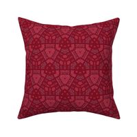 Red Geometric 