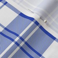 Erskine dress light royal blue tartan, 6"