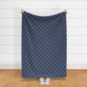 Starfish Navy Blue White Beach