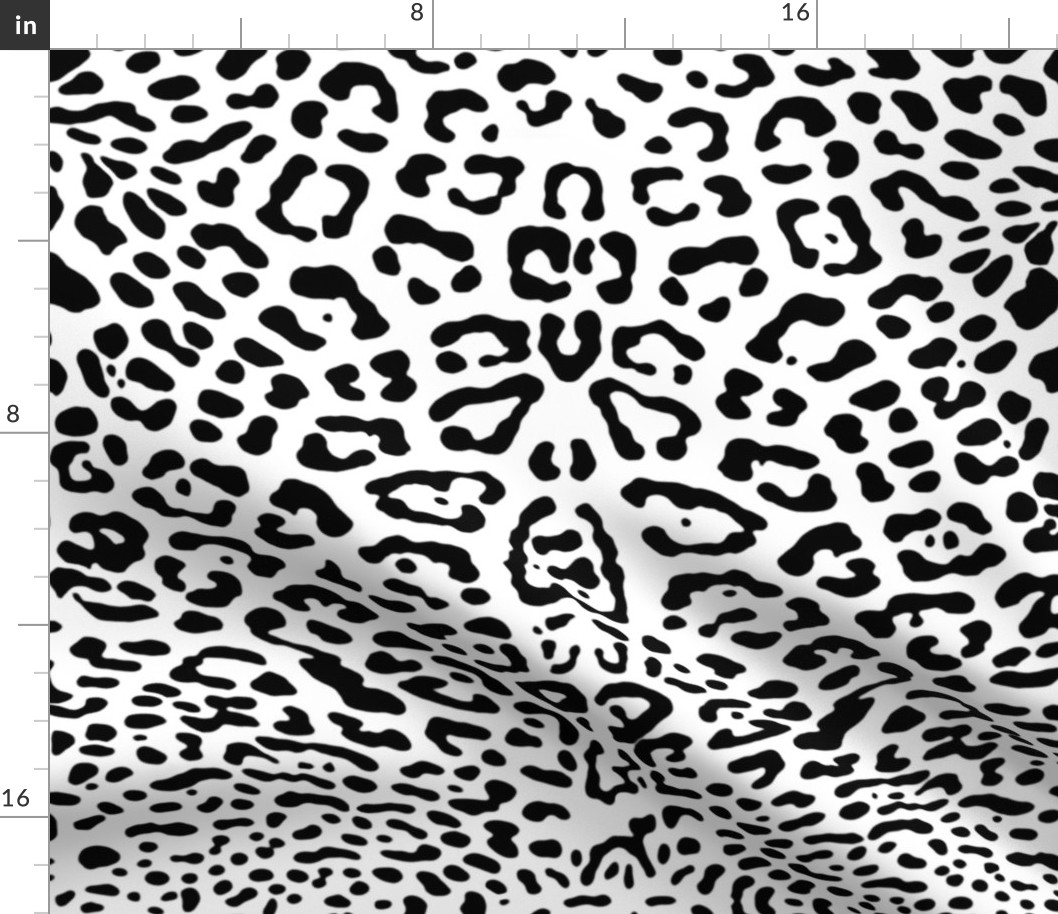 Ooh La La! Leopard ~ Black and White 