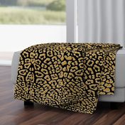 Ooh La La! Leopard ~ Gilt with White on Black