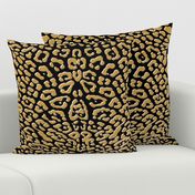 Ooh La La! Leopard ~ Gilt with White on Black