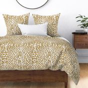 Ooh La La! Leopard ~ Gilt with Black on White 