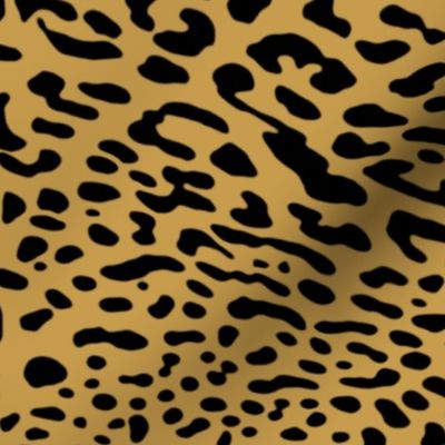 Ooh La La! Leopard ~ Black on Gilt