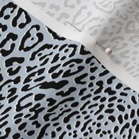 Ooh La La! Leopard ~ Black with White on Versailles Fog