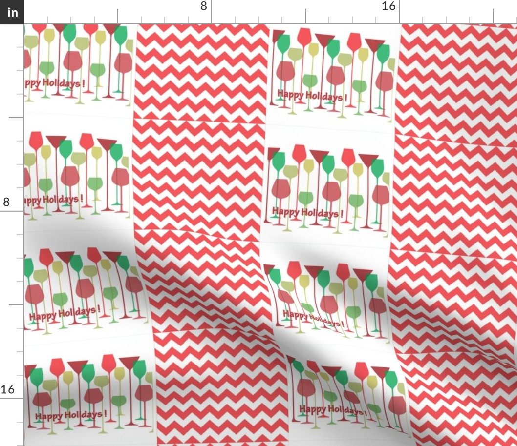 Happy Holidays Coasters/Napkins