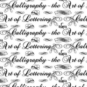 Calligraphy (B&W)