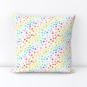 Rainbow watercolor dots