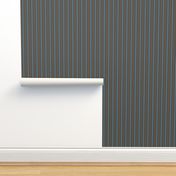 Blue Stripes on Brown