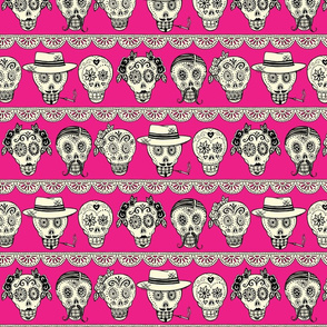 Los Muertos Pink (medium scale)