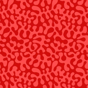 1960s groovy red abstract // Matisse inspired // Groovy // red // by Magenta Rose Designs