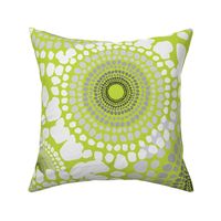 Amare Pile Up in Lime | 24" Repeat