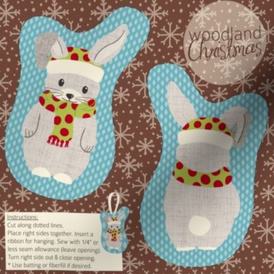 Woodland Christmas Rabbit