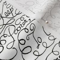 Wedding Vows Calligraphy Lace